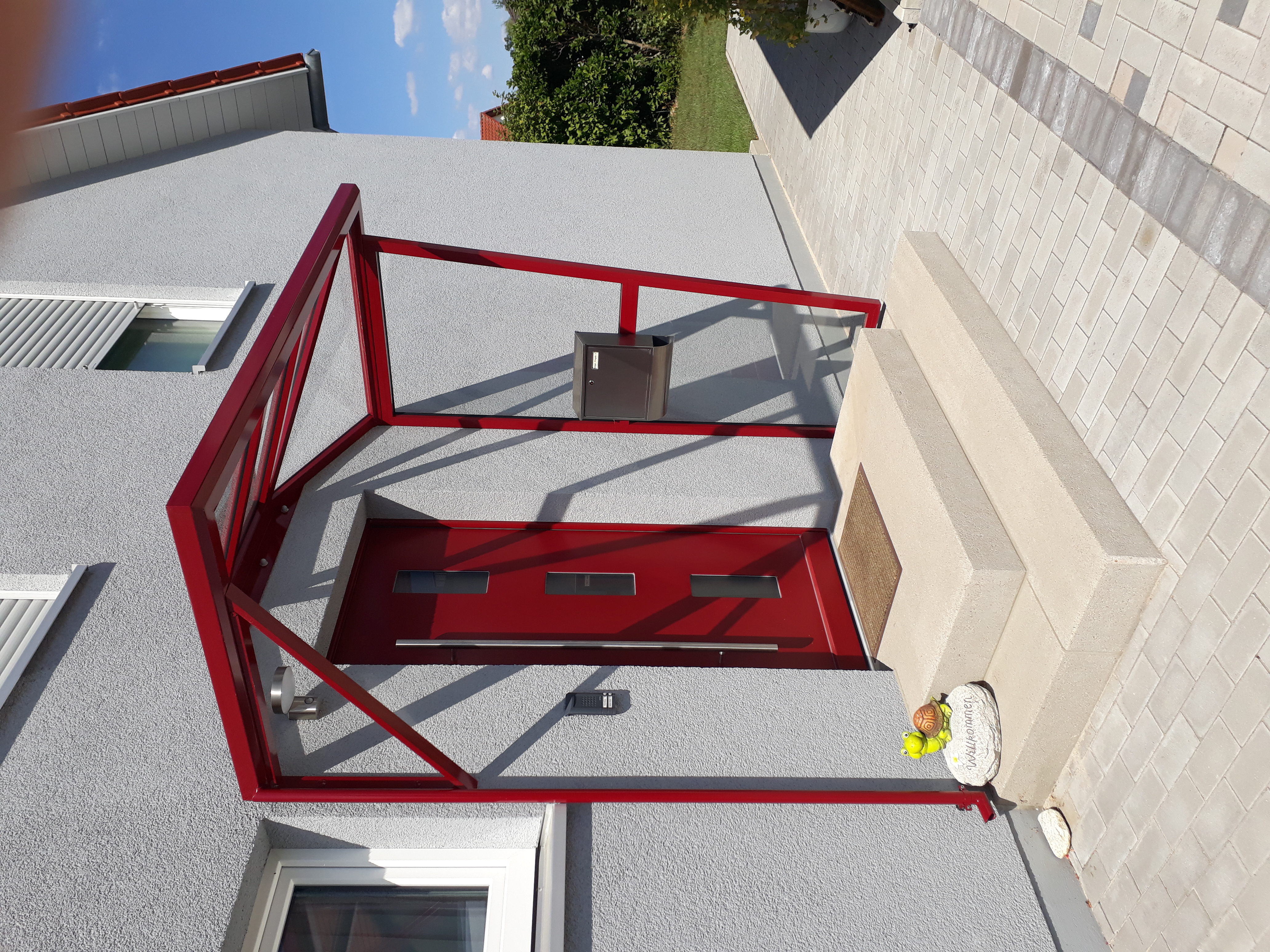 Haustürüberdachung Neuenmarkt